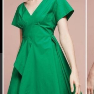 Anthropologie Maeve Kelly green dress